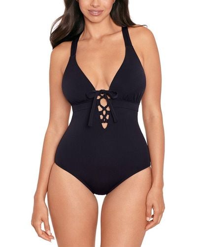 Skinny Dippers Jelly Bean Peach One-piece - Blue