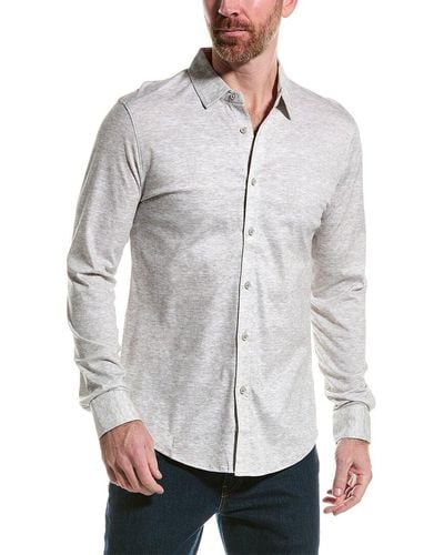 RAFFI Space Dye Shirt - Gray