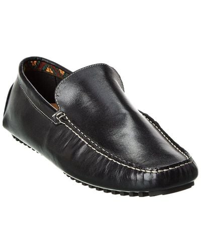 Donald J Pliner Vic Leather Loafer - Black