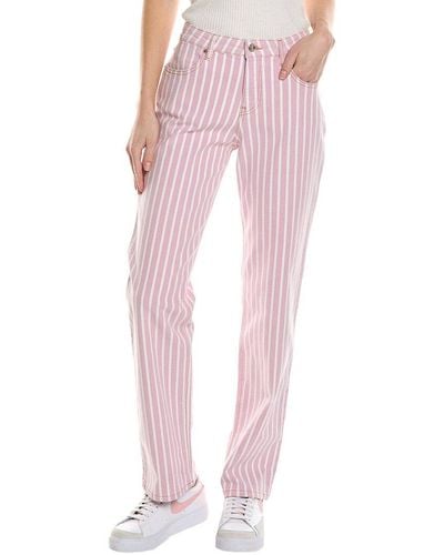 Ba&sh Striped Jean - Pink