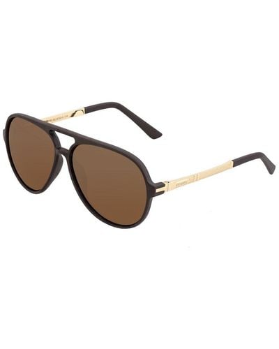 Simplify Unisex Ssu120 57 X 48mm Polarized Sunglasses - Brown