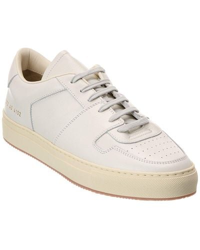 Common Projects Decades Low Leather Trainer - White