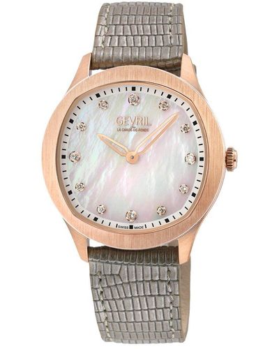 Gevril Morcote Diamond Watch - Gray