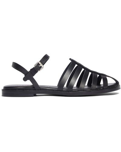 Frēda Salvador Maria Leather Sandal - Black