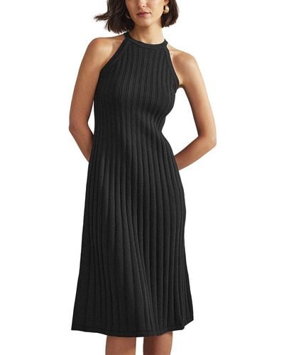 Boden Sleeveless Knitted Midi Dress - Black