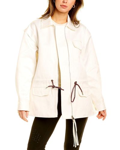 Moncler Short Coat - White