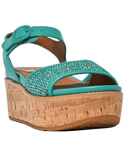 Fitflop Eloise Leather Sandal - Blue