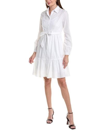 Nanette Lepore Nanette By Nanette Lepore Amber Shirtdress - White