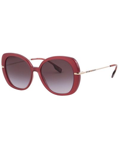 Burberry Be4374f 55mm Sunglasses - Metallic