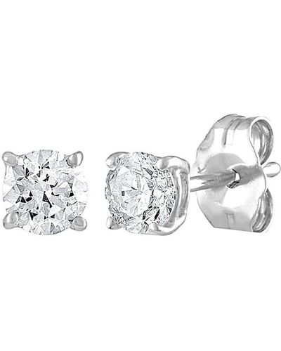 Diana M. Jewels Fine Jewellery 14k 0.90 Ct. Tw. Diamond Earrings - White
