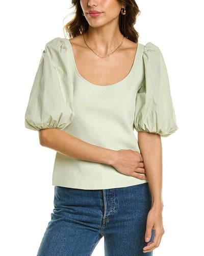 Theory Scoop Top - Gray