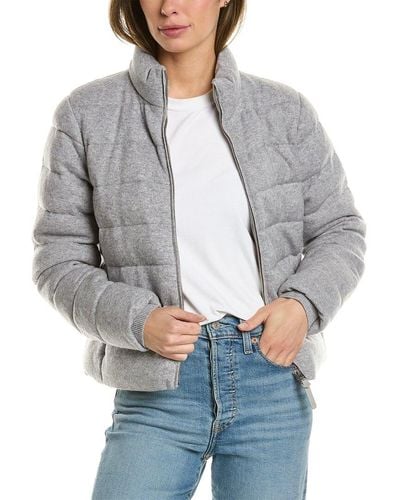Mackage Melia Wool & Cashmere-blend Down Jacket - Gray