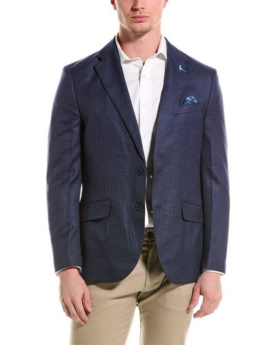 Tailorbyrd Textured Sport Coat - Blue