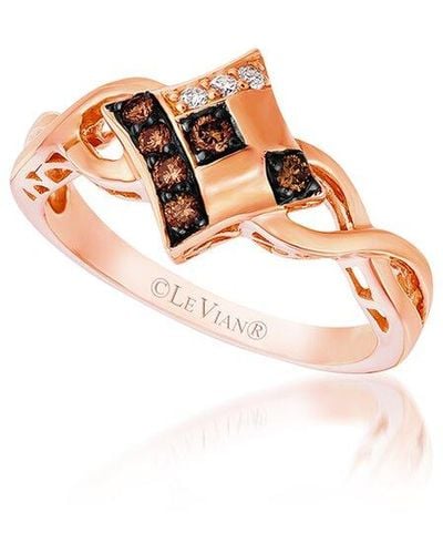 Le Vian 14k Strawberry Gold® 0.17 Ct. Tw. Diamond Ring - White
