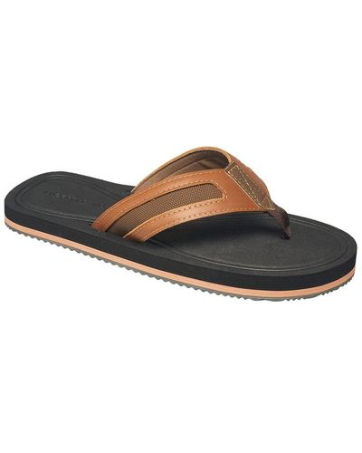 Lucky Brand Leather Flip Flop - Brown