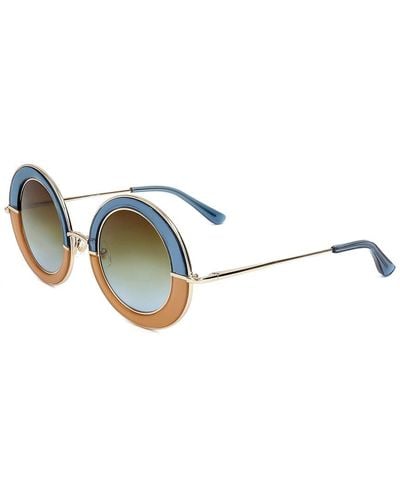 Linda Farrow Edm27 47mm Sunglasses - Blue