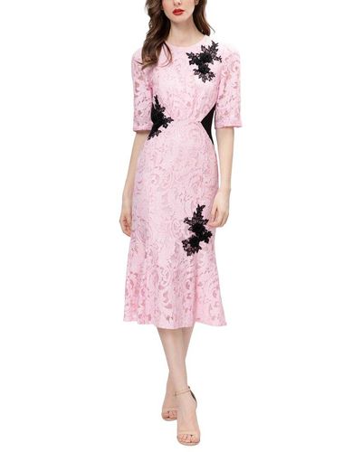 BURRYCO Midi Dress - Pink