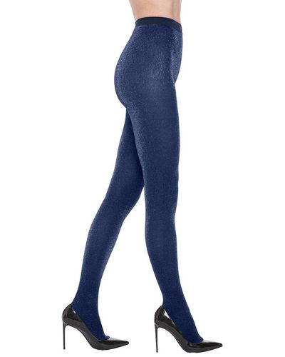 Blue Tights and pantyhose for Women | Lyst