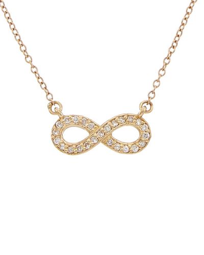 Ariana Rabbani 14k 0.15 Ct. Tw. Diamond Infinity Necklace - Metallic