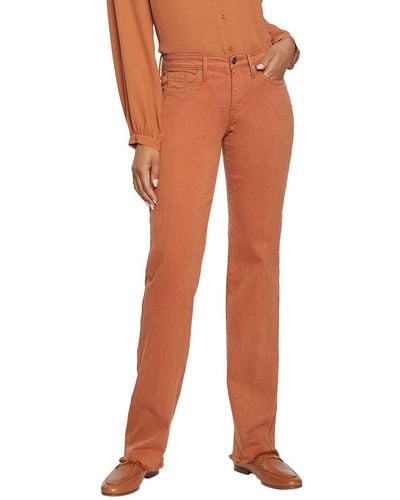 NYDJ Mid Rise Relaxed Straight Jean - Multicolor