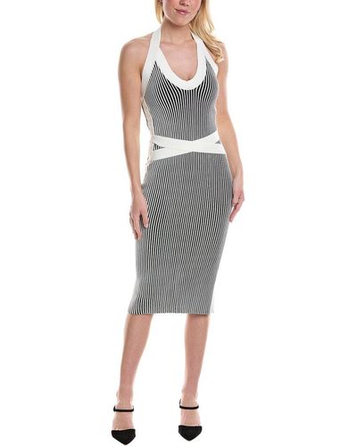 Halston Karlen Midi Dress - Gray