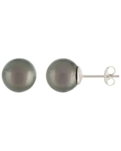 Splendid 14k 12-13mm Pearl Earrings - Gray