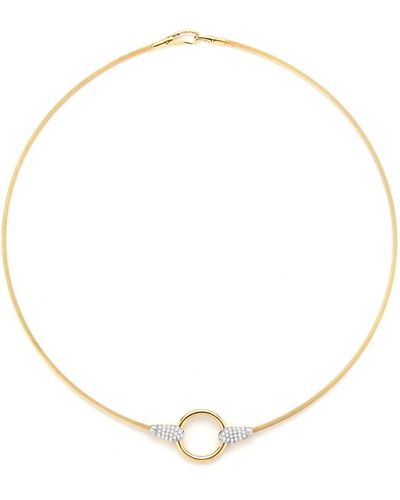 I. REISS 14k 0.29 Ct. Tw. Diamond Wire Necklace - Natural