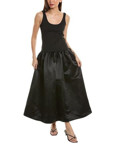 Avantlook Drop-waist Maxi Dress - Black