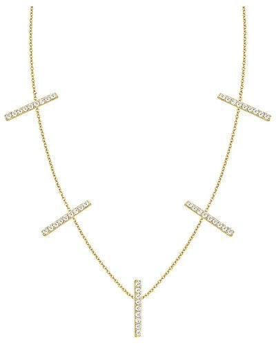 Ariana Rabbani 14k 0.25 Ct. Tw. Diamond Bar Necklace - Natural