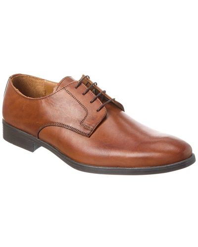 Alfonsi Milano Leather Derby - Brown