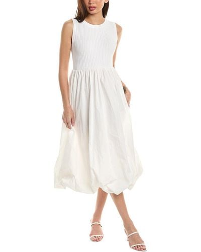 Avantlook A-line Dress - White