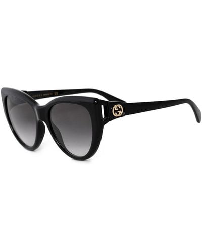 Gucci Classic Cat Eye Sunglasses - Black