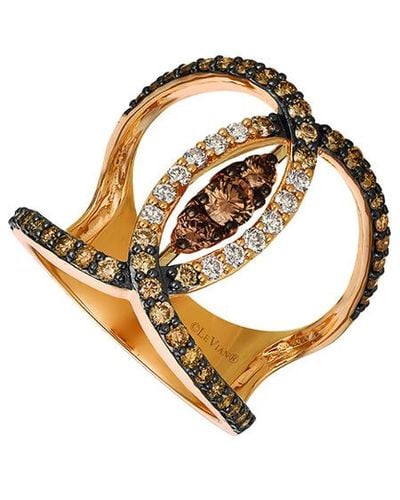 Le Vian Le Vian 14k Rose Gold 0.97 Ct. Tw. Diamond Ring - Metallic