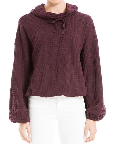 Max Studio Knit Pullover Top - Purple