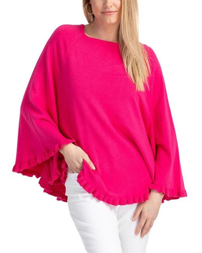 Saachi Talia Poncho Sweater - Pink