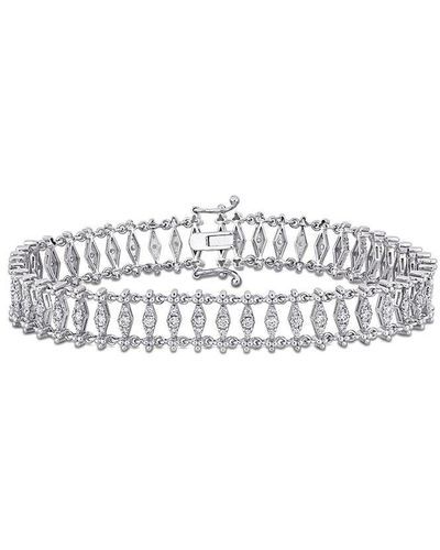 Rina Limor 14k 1.54 Ct. Tw. Diamond Bracelet - White