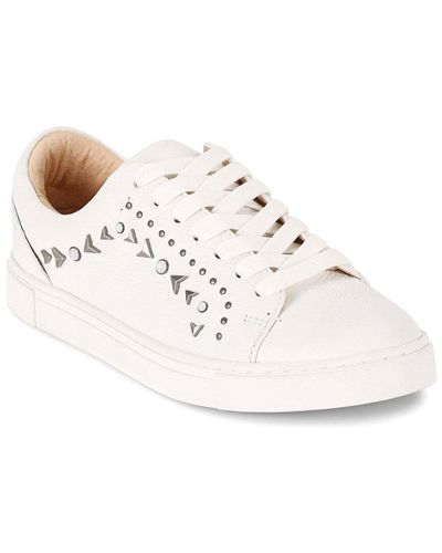 Frye Ivy Leather Sneaker - White