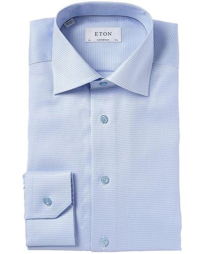 Eton Contemporary Fit Dress Shirt - Blue