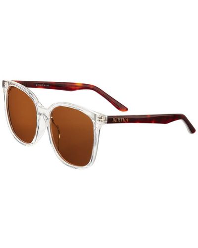Bertha Brsbr050c5 55mm Polarized Sunglasses - Brown