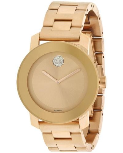 Movado Stainless Steel Watch - Natural