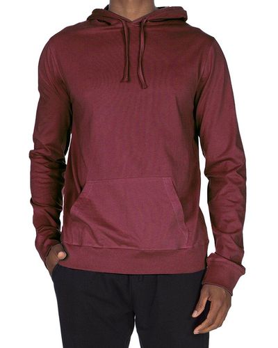Unsimply Stitched Super Soft Hoodie - Red