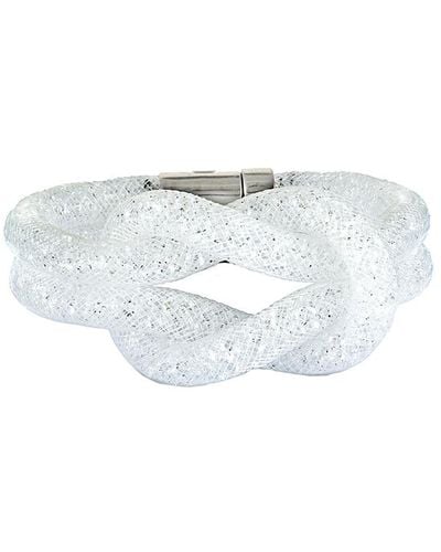 Swarovski Stardust White Crystal Knot Bracelet 5184175-s- Small