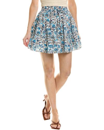 Sole Messina Mini Skirt - Blue