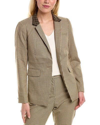 Vince Camuto Turned Collar Blazer - Natural