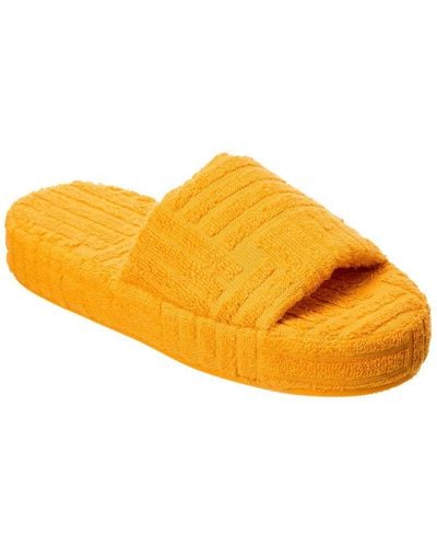 Bottega Veneta Resort Sponge Platform Sandal - Yellow