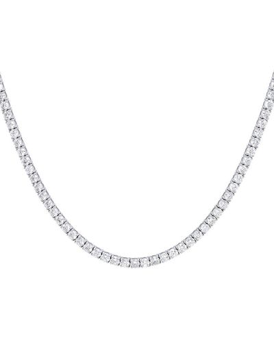 Diana M. Jewels Fine Jewelry 14k 5.00 Ct. Tw. Diamond Tennis Necklace - Natural