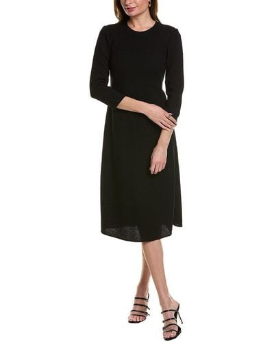 Lafayette 148 New York Petite Wool Dress - Black