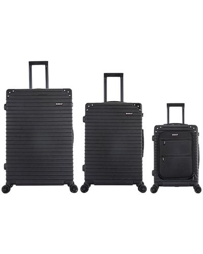 DUKAP Tour 3pc Luggage Set - Black