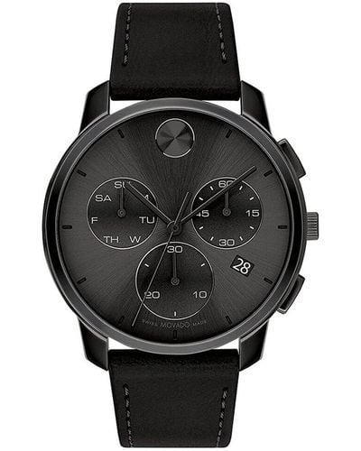 Movado Bold Thin Watch - Black