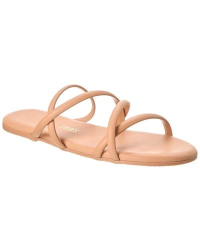 TKEES Sloan Leather Sandal - Pink